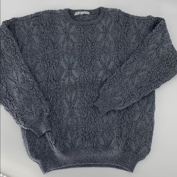 Giorgio Armani Other - Giorgio Armani gray wool alpaca blend sweater M